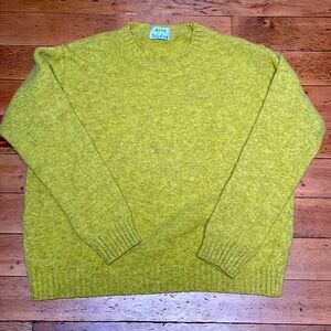 Acne fully fashioned wool sweater